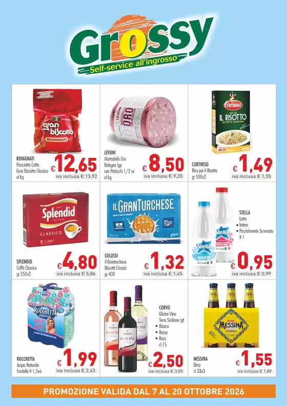 Volantino Grossy a Pietravairano | Self-service all'ingrosso | 2026-10-07T00:00:00.000Z - 2026-10-20T00:00:00.000Z