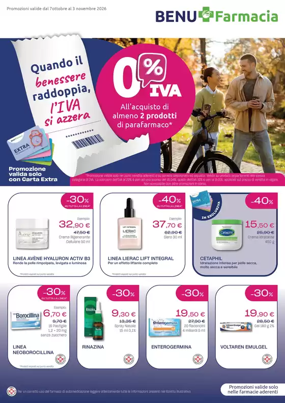 Volantino BENU Farmacia a Inzago | Promozione valdie dal 7 ottobre al 3 novembre 2026 | 2026-10-07T00:00:00.000Z - 2026-11-03T00:00:00.000Z