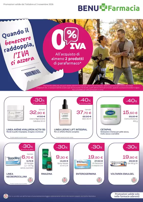 Volantino BENU Farmacia a Cepagatti | Promozione valdie dal 7 ottobre al 3 novembre 2026 | 2026-10-07T00:00:00.000Z - 2026-11-03T00:00:00.000Z