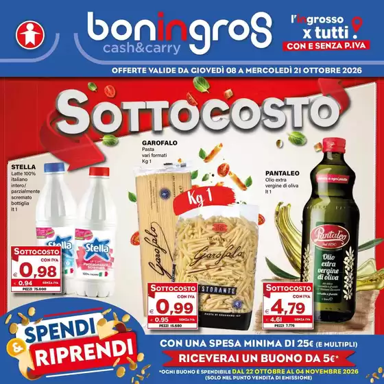 Volantino Boningros Cash and Carry a Monteprandone | Offerte valide da giovedi 08 a mercoledi 21 ottobre 2026 | 2026-10-08T00:00:00.000Z - 2026-10-21T00:00:00.000Z
