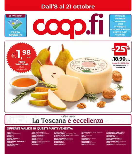 Volantino Coop a Buccinasco | Dall’8 al 21 ottobre | 2026-10-08T00:00:00.000Z - 2026-10-21T00:00:00.000Z