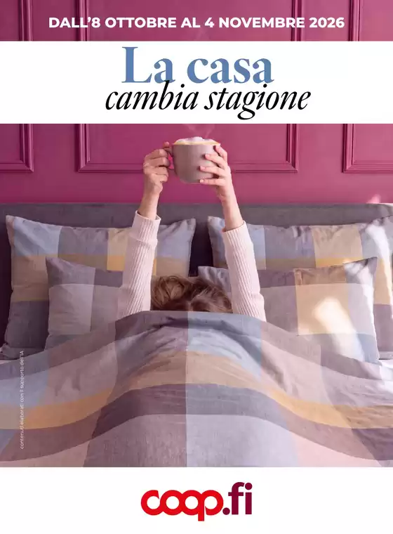 Volantino Coop a Buccinasco | La casa cambia stagione | 2026-10-08T00:00:00.000Z - 2026-11-04T00:00:00.000Z