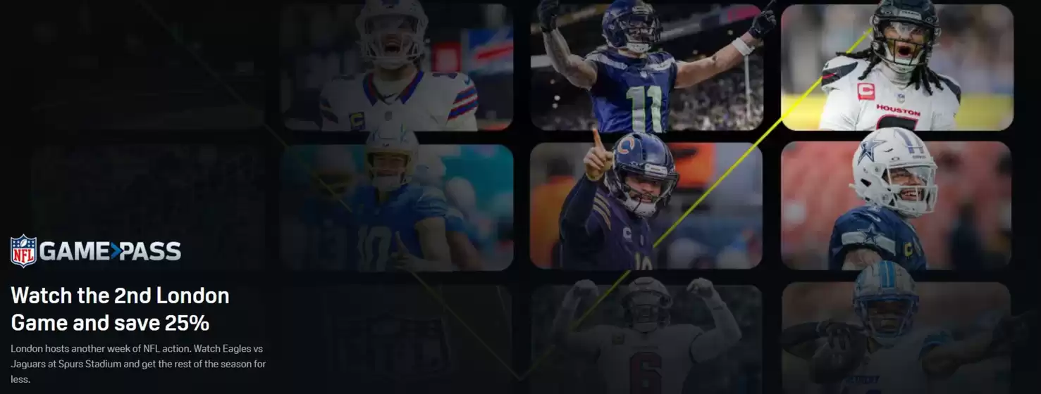 Volantino DAZN a Castenaso | Watch the 2nd London game and save 25% | 2026-10-07T00:00:00.000Z - 2026-10-11T00:00:00.000Z