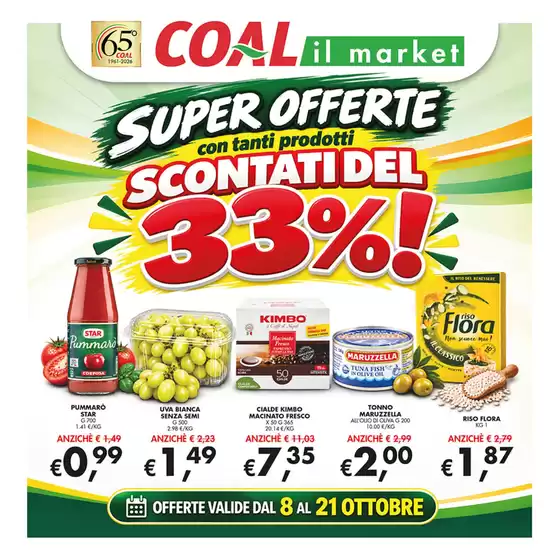 Volantino Coal a Trivento | Coal il market! | 2026-10-08T00:00:00.000Z - 2026-10-21T00:00:00.000Z
