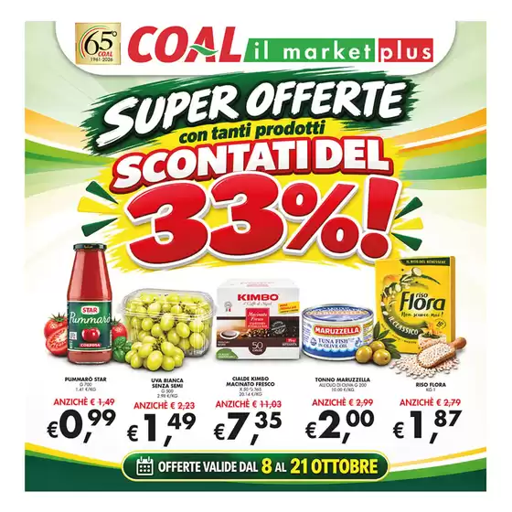 Volantino Coal a Trivento | Coal il market. | 2026-10-08T00:00:00.000Z - 2026-10-21T00:00:00.000Z
