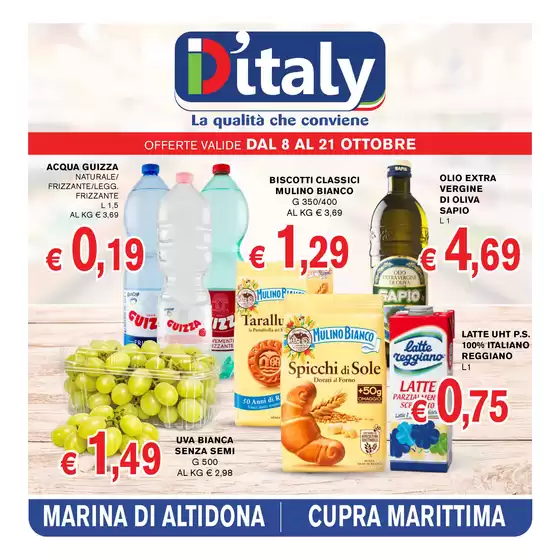 Volantino D'Italy | D'Italy | 2026-10-08T00:00:00.000Z - 2026-10-21T00:00:00.000Z