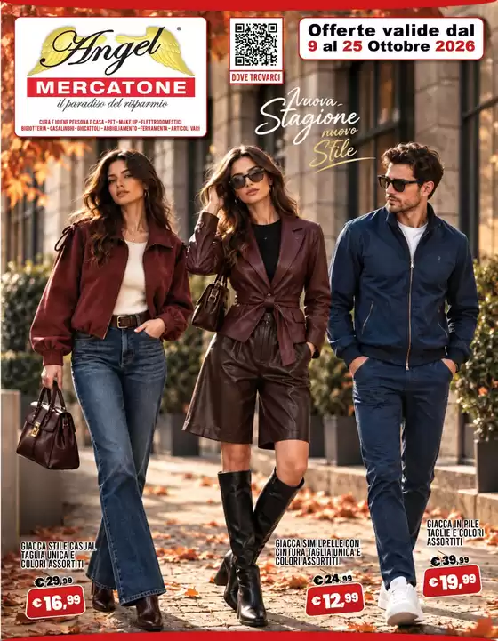 Volantino Angel Mercatone a Casale Monferrato | Nuova stagione Nuovo stile | 2026-10-09T00:00:00.000Z - 2026-10-25T00:00:00.000Z