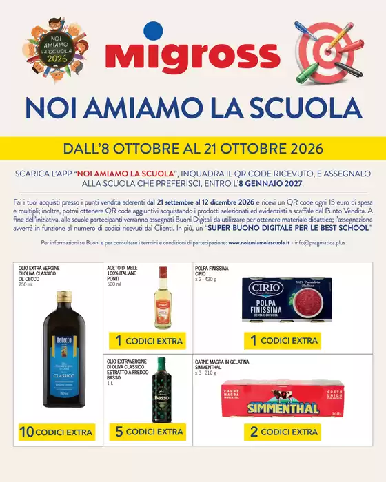 Volantino Migross Superstore | Noi Amiamo la Scuola | 2026-10-08T00:00:00.000Z - 2026-10-21T00:00:00.000Z