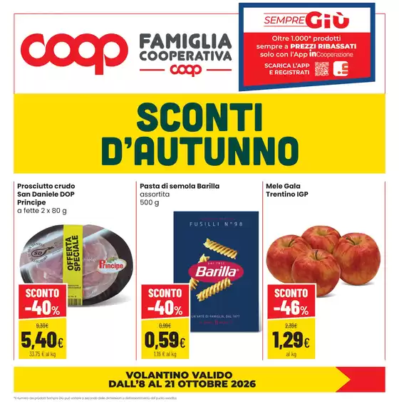 Volantino Coop a Selva di Val Gardena | Sconti d'autunno | 2026-10-08T00:00:00.000Z - 2026-10-21T00:00:00.000Z