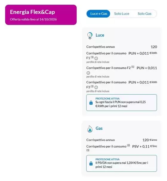 Volantino Engie a Vertova | Energia Flec&Cap | 2026-10-08T00:00:00.000Z - 2026-10-14T00:00:00.000Z