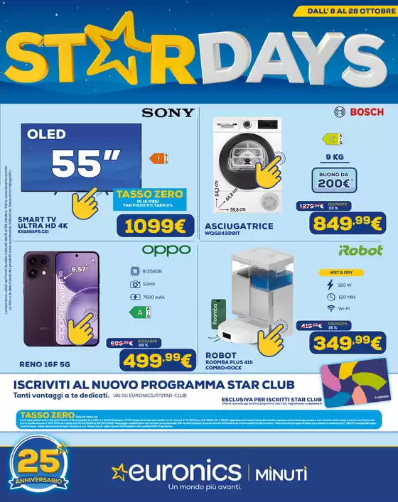 Volantino Euronics | StarDays | 2026-10-08T00:00:00.000Z - 2026-10-28T00:00:00.000Z
