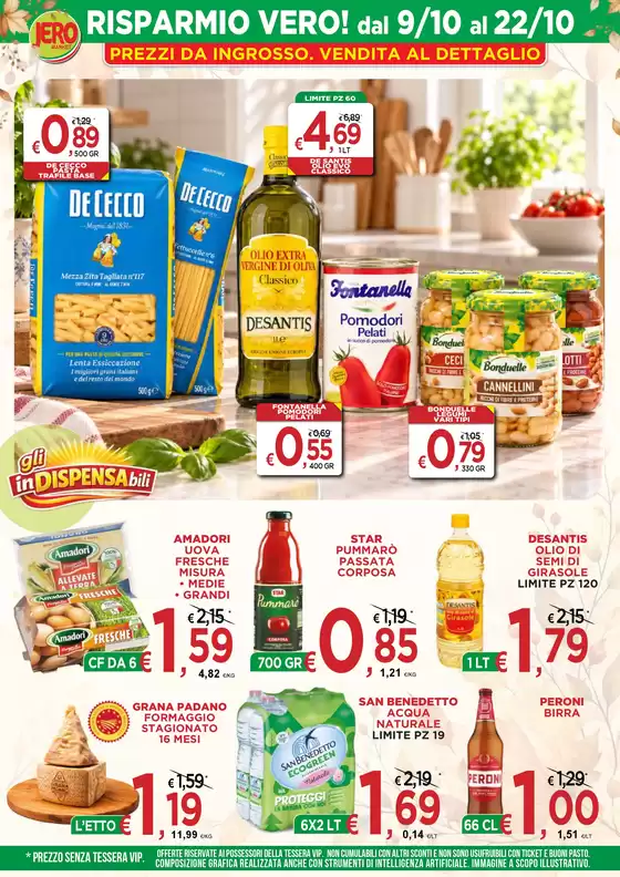 Volantino Jero Market a Lagonegro | RISPARMIO VERO! dal 9/10 al 22/10 | 2026-10-09T00:00:00.000Z - 2026-10-22T00:00:00.000Z