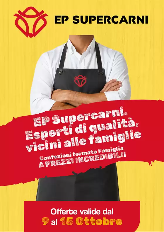 Volantino EP Supercarni a Lagonegro | Offerte valide dal 9 al 15 Ottobre | 2026-10-09T00:00:00.000Z - 2026-10-15T00:00:00.000Z