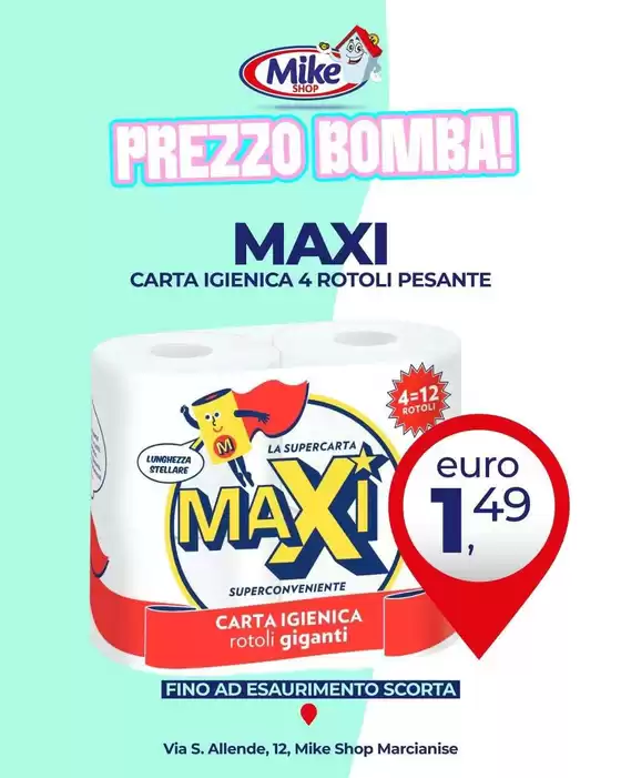 Volantino Mike Shop | Prezzo bomba | 2026-10-09T00:00:00.000Z - 2026-10-11T00:00:00.000Z