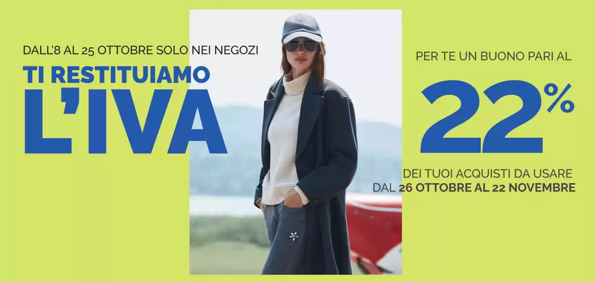 Volantino Upim a Vittoria | Ti restituiamo l'iva | 2026-10-09T00:00:00.000Z - 2026-10-25T00:00:00.000Z