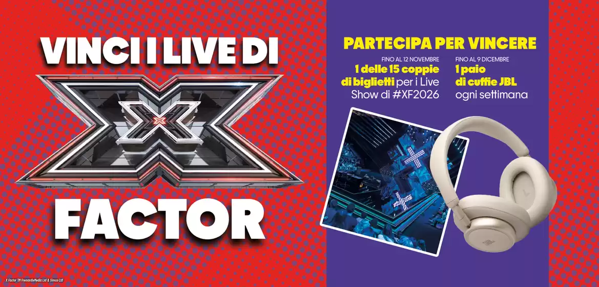Volantino Old Wild West a Gallarate | Vinci i live di factor | 2026-10-09T00:00:00.000Z - 2026-12-06T00:00:00.000Z