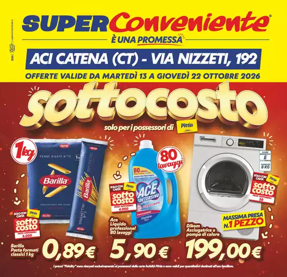 Volantino SuperConveniente | Sottocosto | 2026-10-13T00:00:00.000Z - 2026-10-22T00:00:00.000Z