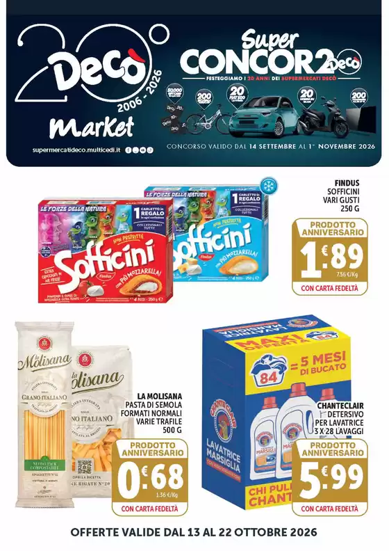 Volantino Decò a Bari | Super concor2o | 2026-10-13T00:00:00.000Z - 2026-10-22T00:00:00.000Z