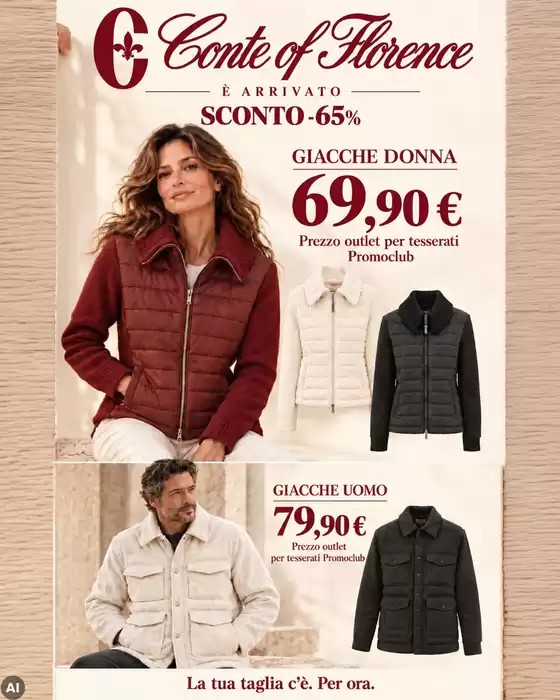 Volantino Promo Club a Pisa | Sconto -65% | 2026-10-09T00:00:00.000Z - 2026-10-17T00:00:00.000Z