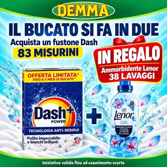 Volantino Sanitaria Demma a Milano | Il bucato si fa in due | 2026-10-09T00:00:00.000Z - 2026-10-11T00:00:00.000Z