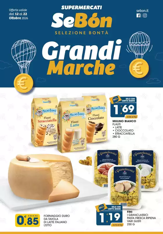 Volantino SeBón a Trapani | Grandi marche | 2026-10-12T00:00:00.000Z - 2026-10-22T00:00:00.000Z