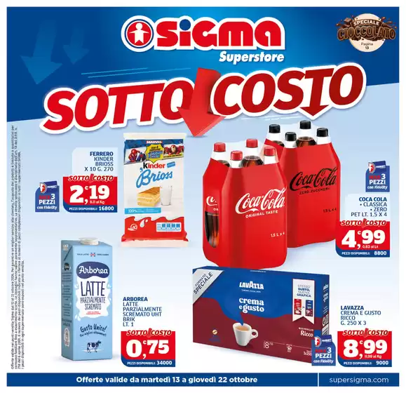 Volantino Sigma a Ceccano | Sottocosto | 2026-10-13T00:00:00.000Z - 2026-10-22T00:00:00.000Z