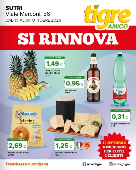Volantino Tigre Amico a Trapani | Si rinnova | 2026-10-13T00:00:00.000Z - 2026-10-25T00:00:00.000Z