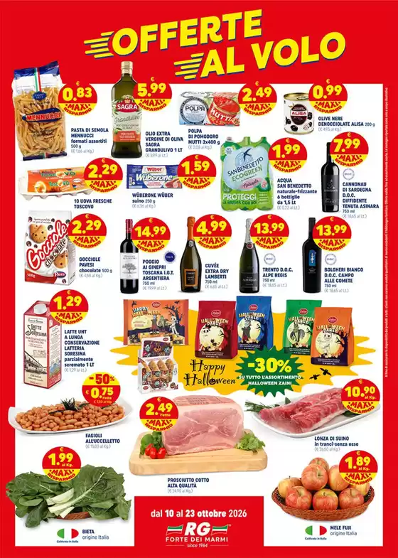 Volantino RG Supermarket a Trapani | Offerte al volo | 2026-10-10T00:00:00.000Z - 2026-10-23T00:00:00.000Z