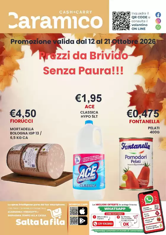 Volantino Caramico | Prezzi da Brivido Senza Paura!!! | 2026-10-12T00:00:00.000Z - 2026-10-21T00:00:00.000Z
