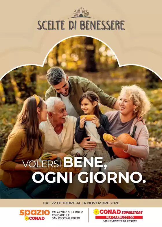 Volantino Conad Superstore | CATALOGO SCELTE DI BENESSERE | 2026-10-22T00:00:00.000Z - 2026-11-14T00:00:00.000Z
