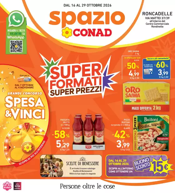 Volantino Spazio Conad a Zerbino | SUPER FORMATI SUPER PREZZI | 2026-10-16T00:00:00.000Z - 2026-10-29T00:00:00.000Z