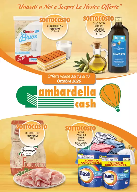 Volantino Gambardella Cash | Offerte valide dal 12 al 17 ottobre 2026 | 2026-10-12T00:00:00.000Z - 2026-10-17T00:00:00.000Z