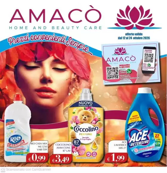 Volantino Amacò | Offerte valide dal 12 al 24 ottobre 2026 | 2026-10-12T00:00:00.000Z - 2026-10-24T00:00:00.000Z