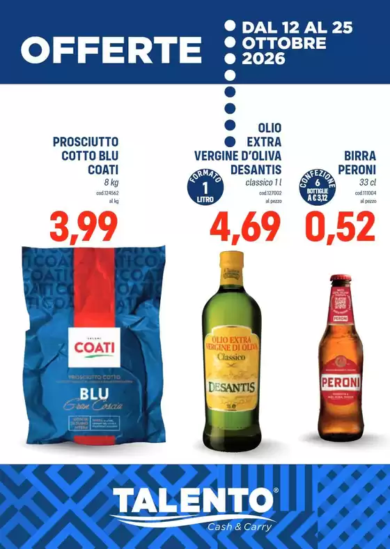 Volantino Talento a San Giorgio Ionico | Offerte | 2026-10-12T00:00:00.000Z - 2026-10-25T00:00:00.000Z