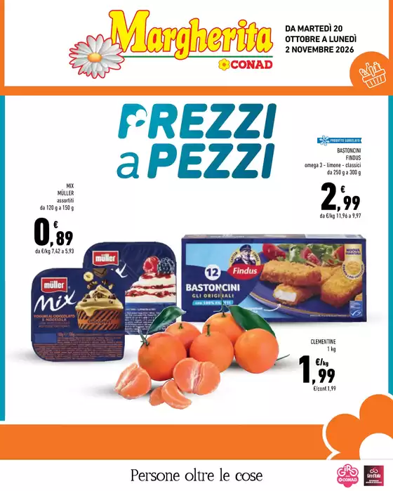 Volantino Margherita Conad a Pelugo | Prezzi a pezzi da Conad Margherita | 2026-10-20T00:00:00.000Z - 2026-11-02T00:00:00.000Z