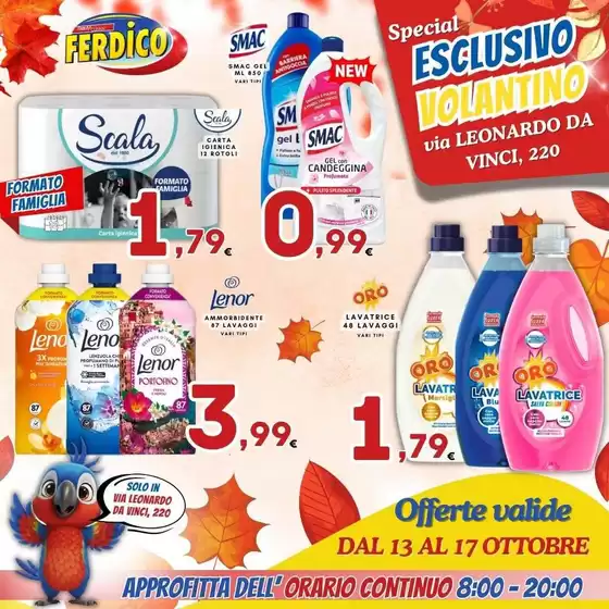 Volantino Ferdico a Rubano | Special esclusivo volantino | 2026-10-13T00:00:00.000Z - 2026-10-17T00:00:00.000Z