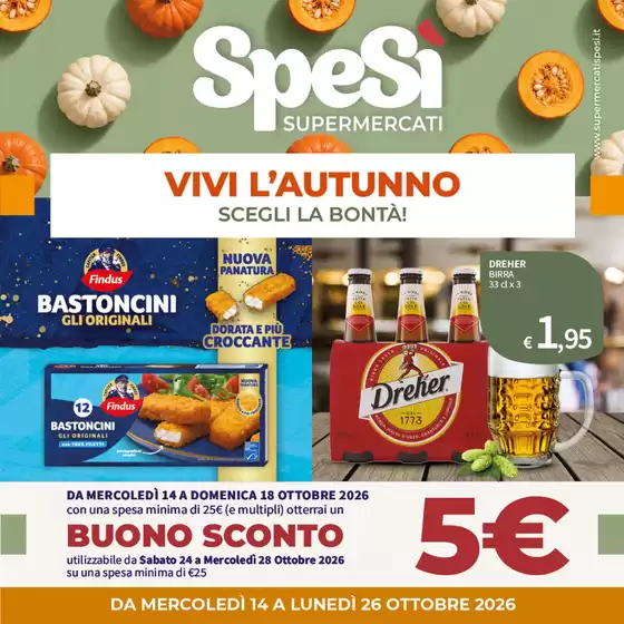 Volantino SpeSì a Toritto | Vivi l'autunno | 2026-10-14T00:00:00.000Z - 2026-10-28T00:00:00.000Z