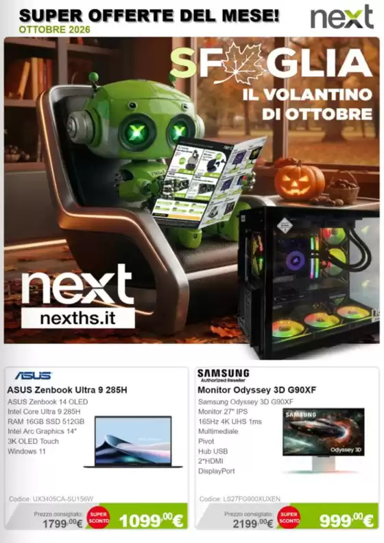 Volantino Next a Sasso Marconi | Il volantino di ottobre | 2026-10-12T00:00:00.000Z - 2026-10-31T00:00:00.000Z