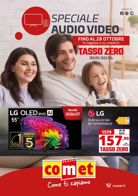 Volantino Comet a Rimini | Speciale Audio Video da Comet! | 2026-10-12T00:00:00.000Z - 2026-10-28T00:00:00.000Z
