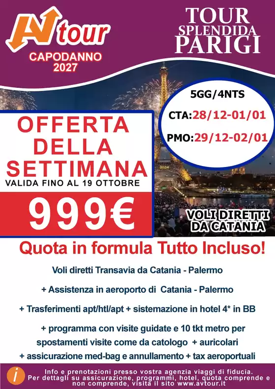 Volantino Av Tour a Sessa Aurunca | Offerta della settimana | 2026-12-28T00:00:00.000Z - 2027-01-02T00:00:00.000Z