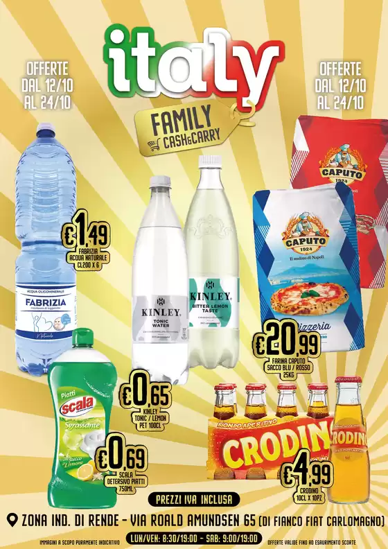 Volantino Italy Cash&Carry | offerte dal 12/10 al 24/10 | 2026-10-12T00:00:00.000Z - 2026-10-24T00:00:00.000Z