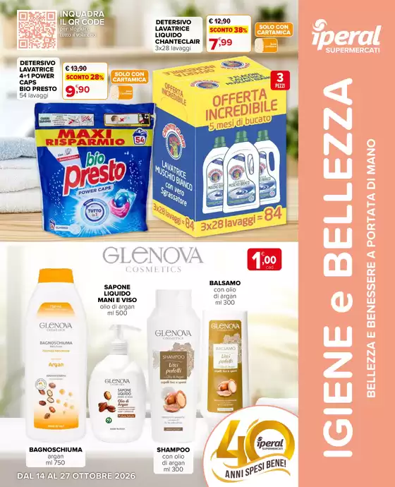 Volantino Iperal | Igiene e Bellezza | 2026-10-14T00:00:00.000Z - 2026-10-27T00:00:00.000Z