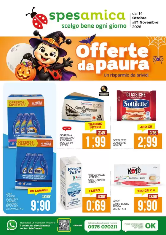 Volantino Spesamica | Offerte da paura | 2026-10-14T00:00:00.000Z - 2026-11-01T00:00:00.000Z