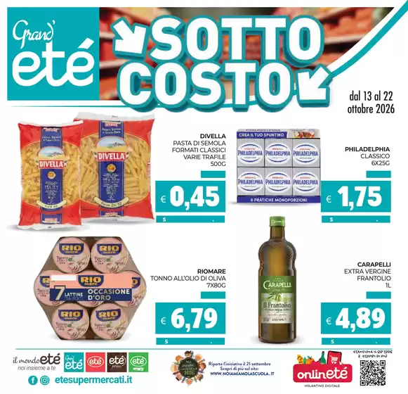 Volantino Etè | Sottocosto | 2026-10-13T00:00:00.000Z - 2026-10-22T00:00:00.000Z