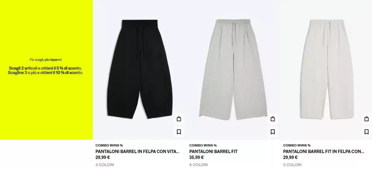 Volantino Bershka a Rottofreno | Piu scegli. piu risparmi | 2026-10-13T00:00:00.000Z - 2026-10-31T00:00:00.000Z