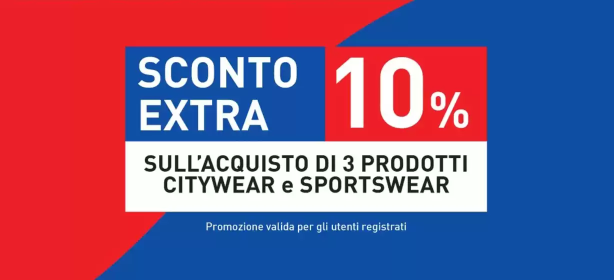 Volantino Intersport Superstore a Martignacco | Sconto extra 10% | 2026-10-13T00:00:00.000Z - 2026-10-20T00:00:00.000Z