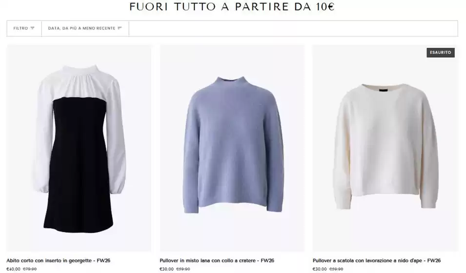Volantino Talco a Palermo | Fuori tutto a partire da 10€ | 2026-10-13T00:00:00.000Z - 2026-10-18T00:00:00.000Z