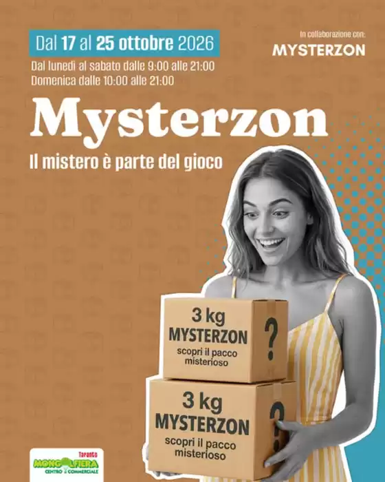 Volantino Mongolfiera - Taranto a Massa Marittima | Mysterzon | 2026-10-17T00:00:00.000Z - 2026-10-25T00:00:00.000Z