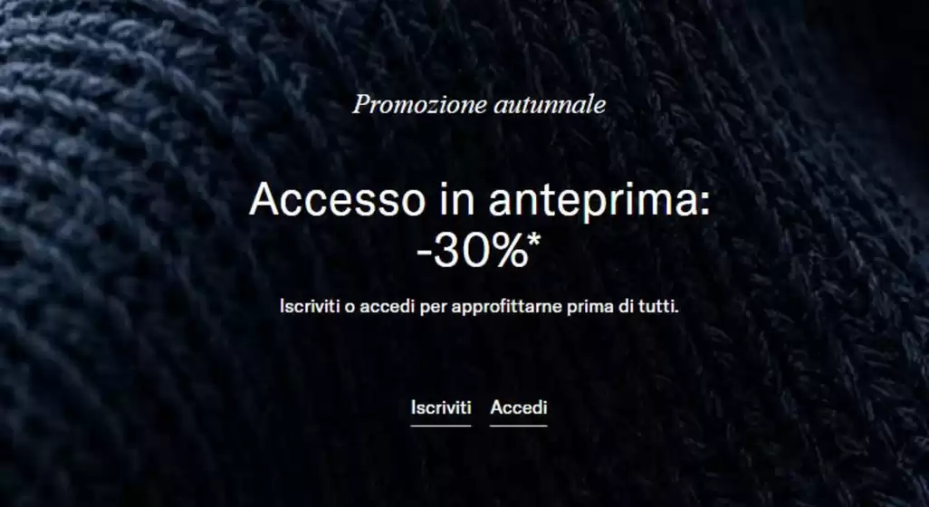 Volantino Tommy Hilfiger a Osnago | Accesso in anteprima -30% | 2026-10-13T00:00:00.000Z - 2026-10-31T00:00:00.000Z