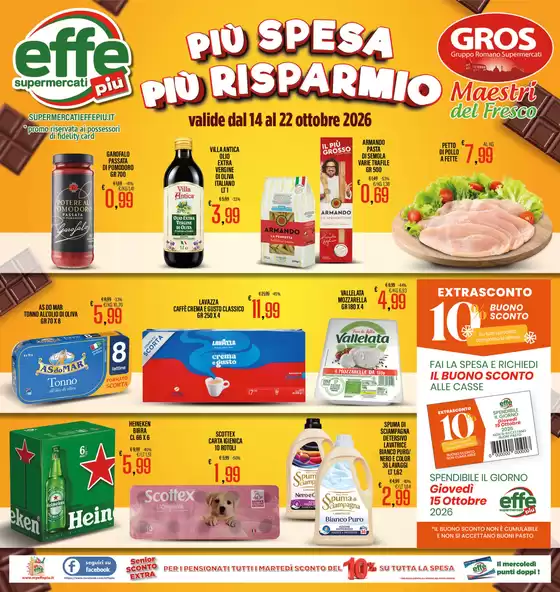 Volantino Effepiù | Piu spesa piu risparmio | 2026-10-14T00:00:00.000Z - 2026-10-22T00:00:00.000Z